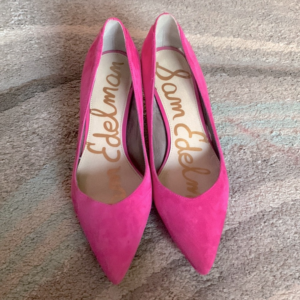 Sam Edelman pumps. Hot pink. Good condition from a smoke free, pet free home!